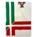 Dettaglio tessuto maglia Portogallo 2012 – piccola macchia da conservazione – stemma Nike