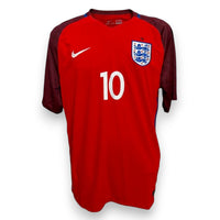 Maglia Inghilterra Away 2016 Nike Dri-Fit fronte stemma Football Association numero 10