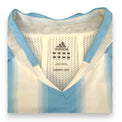 Dettaglio etichetta taglia M maglia Argentina Home 2004 Player Issued – Adidas – made in Thailand
