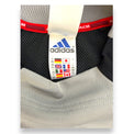 Dettaglio collo interno maglia Milan GK 2001-02 Adidas – taglia 2XL – nastro rosso ACM