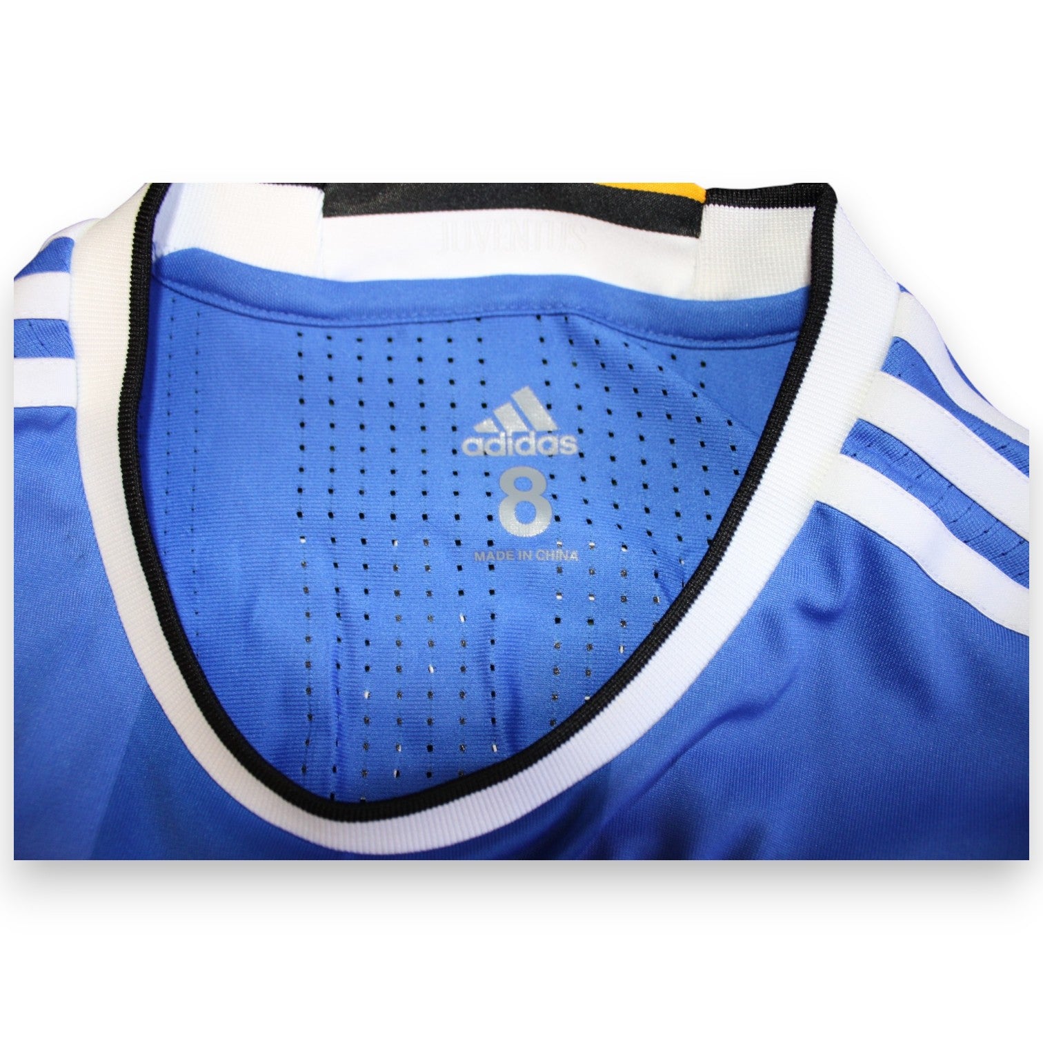 Etichetta collo maglia Juventus Away Player Issued 2016-17 – Adidas taglia 8 – Made in China – Adizero