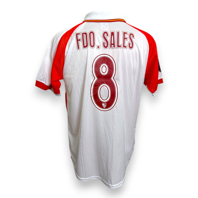 Maglia Siviglia FC European Home 2004-05 Player Issued Fernando Sales numero 8 – Joma – taglia L – condizioni Excellent