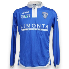 Fronte maglia Empoli FC Home 2009-10 Player Issued Saudati N.11 – sponsor Limonta Sport Computer Gross – Asics – Serie B