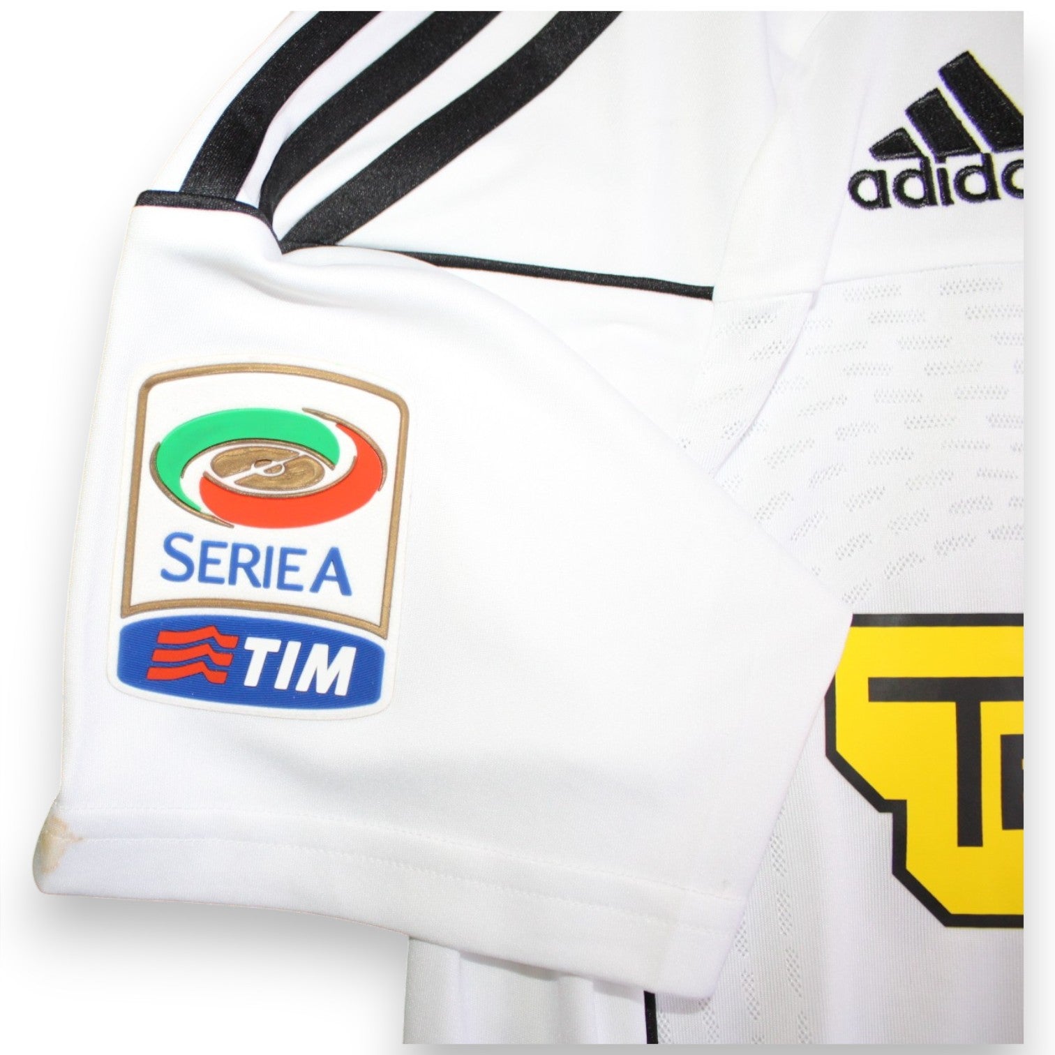 Patch ufficiale Serie A TIM maglia A.C. Cesena 2010-11 Player Issued Adidas – dettaglio manica sinistra