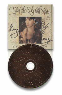 CD autografato Enya Paint the Sky with Stars The Best of Enya 1997 – doppio autografo originale pennarello nero copertina – Warner Music