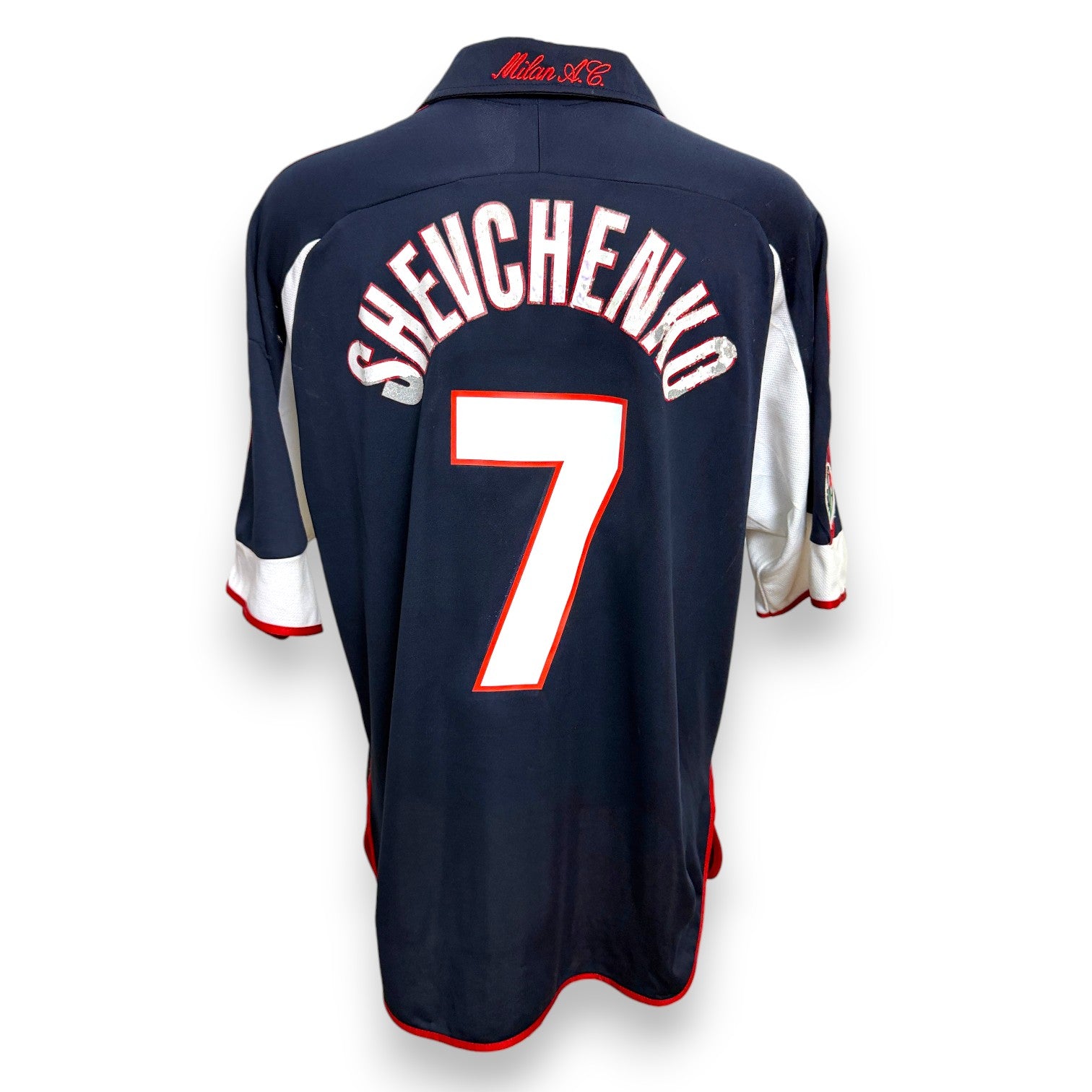 Retro maglia Milan Third 1999/2000 Store – Andriy Shevchenko numero 7 nameset replica – Adidas Opel