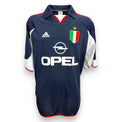 Fronte maglia Milan Third 1999/2000 Store – sponsor Opel – scudetto tricolore – Adidas