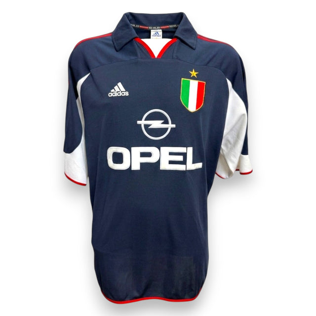 Fronte maglia Milan Third 1999/2000 Store – sponsor Opel – scudetto tricolore – Adidas