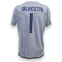 Maglia portiere Hellas Verona 2019-20 Player Issued Marco Silvestri numero 1 – Macron – grigio azzurro – fornitura squadra