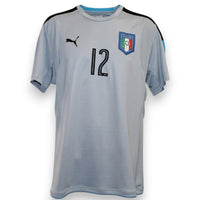 Maglia portiere Italia GK Home Euro 2016 Player Issued numero 12 fronte – Puma – badge FIGC – taglia XL