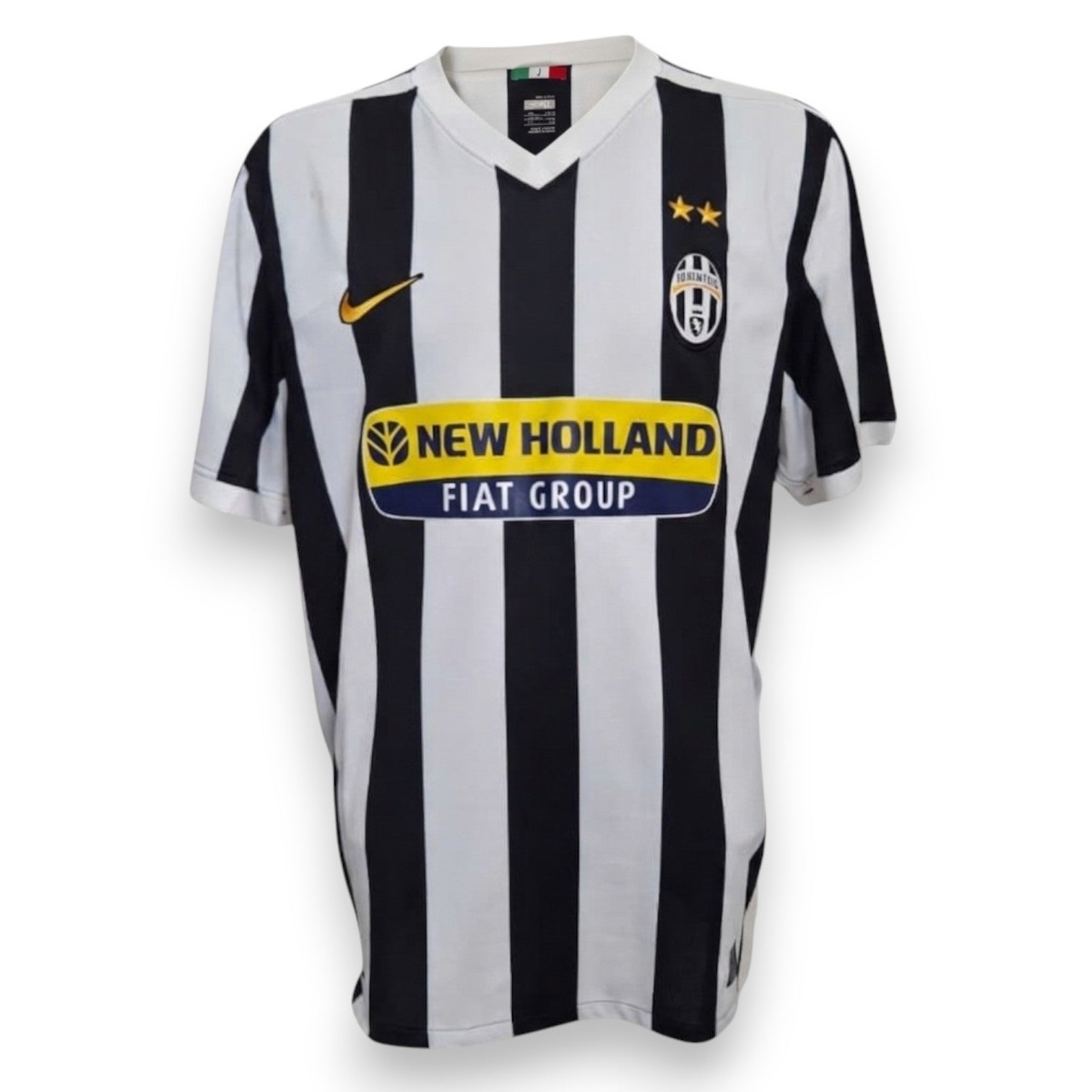Maglia Juventus Home 2008-09 fronte – sponsor New Holland Fiat Group – Nike