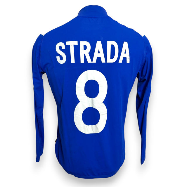Maglia Brescia Calcio Home 2005-06 Player Issued Pietro Strada numero 8 – Kappa – sponsor Banco di Brescia – taglia XL