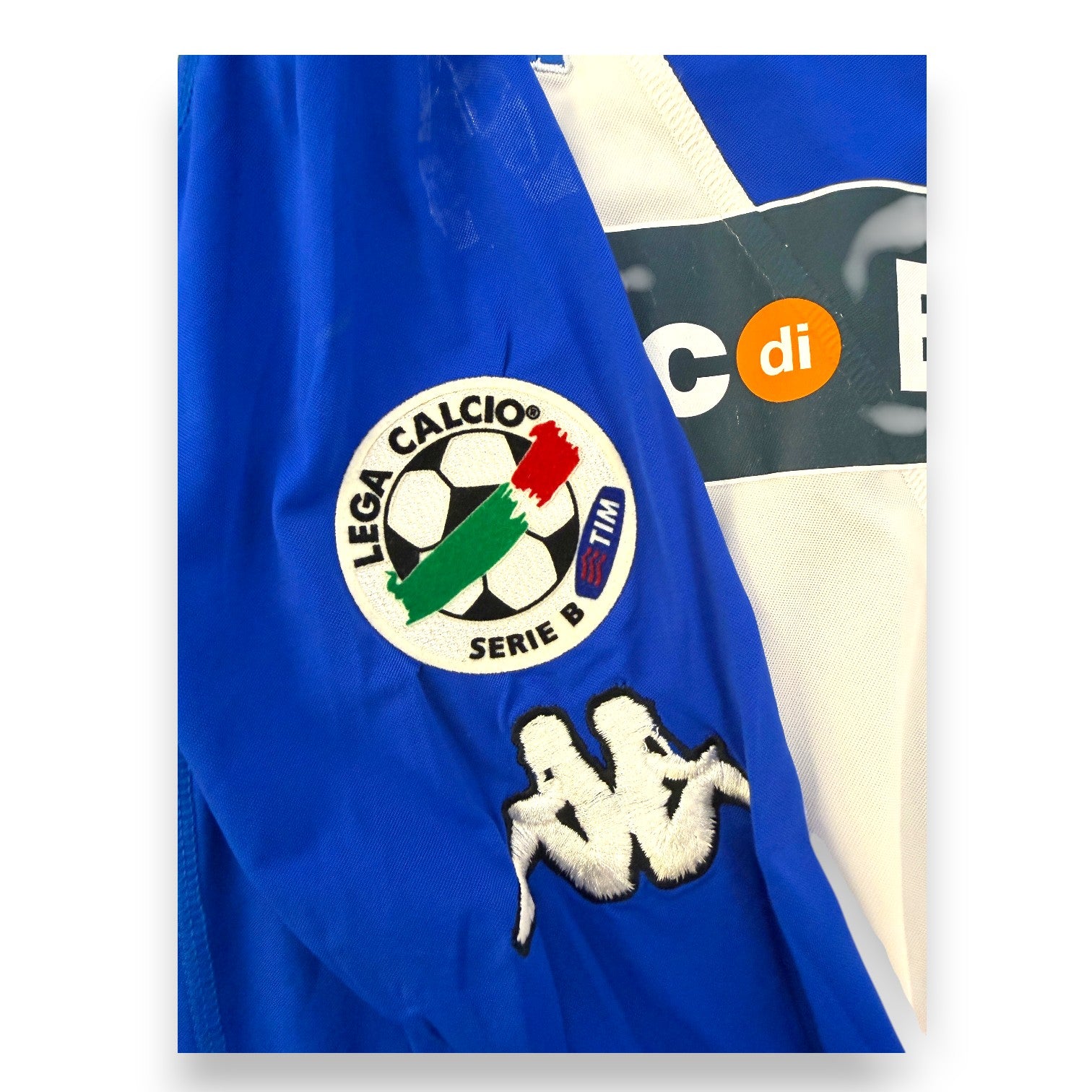 Patch ufficiale Lega Calcio Serie B TIM maglia Brescia Calcio 2005-06 Player Issued Kappa – dettaglio manica