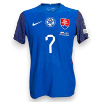 Maglia Slovacchia Home 2023 Player Issued Suslov N.7 – Nike Dri-FIT ADV – Slovakia vs Iceland Bratislava 16.11.2023 – Euro 2024