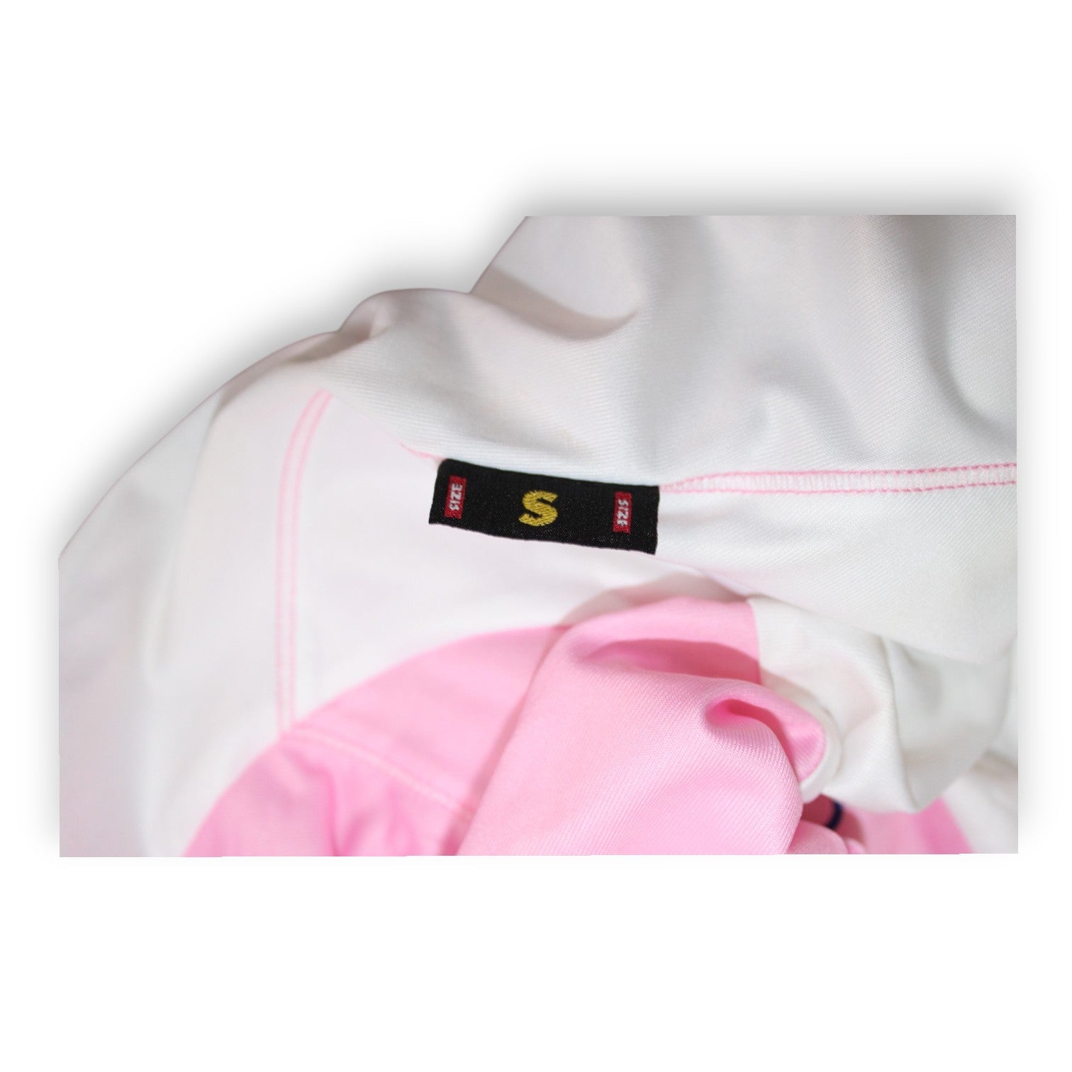 Dettaglio etichetta taglia S maglia Evian Thonon Gaillard 2014-15 Player Issued – Kappa – Yeltsin Tejeda