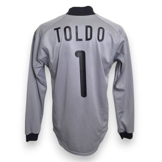 Maglia portiere FC Internazionale GK 2002-03 Store Vintage manica lunga – Francesco Toldo numero 1 – Nike Team – taglia S – condizioni Excellent