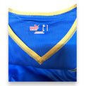 Dettaglio colletto oro e taglia L – maglia Italia Home 2008 Puma Toni