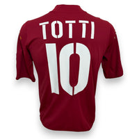 Maglia Roma Home 2003-04 Vintage Store Francesco Totti numero 10 nameset replica – Diadora Mazda – rosso giallorosso