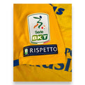 Patch ufficiale Serie BKT e LNPB Rispetto maglia Frosinone Calcio Home 2019-20 Player Issued Zeus – Francesco Verde N.4