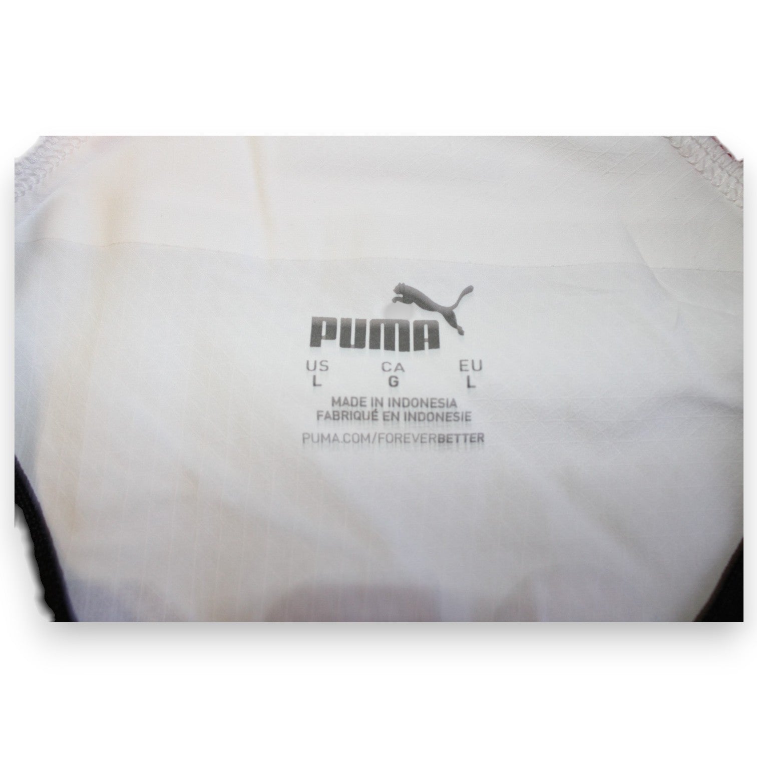 Etichetta taglia L EU – maglia Puma AC Milan Away 2022-23 Player Issued Aster Vranckx numero 40