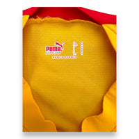 Etichetta interna Puma Made in Romania taglia M maglia Camerun 2018