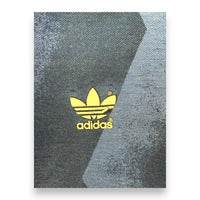 Dettaglio logo Adidas trefoil vintage maglia Argentina Away 1990-91 – spalla con tre strisce