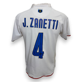 Retro maglia Inter Away 2007-08 Centenario Javier Zanetti numero 4 – Nike – store originale
