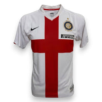 Maglia Inter Away 2007-08 Centenario Nike croce rossa sponsor Pirelli – fronte – Zanetti store