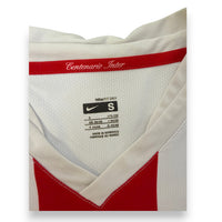 Etichetta collo Nike Fit Dry taglia S e fettuccia Centenario Inter – maglia Inter Away 2007-08