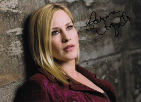 Fotografia autografata Patricia Arquette ritratto a colori primo piano – firma originale pennarello nero – 20,9x15,1 cm – condizioni Excellent