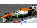 Fotografia autografata Paul Di Resta Force India VJM05 Formula 1 2012 – autografo pennarello blu – 15x20 cm – condizioni Excellent