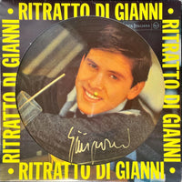 Picture Disc autografato Gianni Morandi – Ritratto di Gianni RCA Italiana – custodia originale con autografo pennarello oro – condizioni Excellent – COA Associazione Autografia incluso