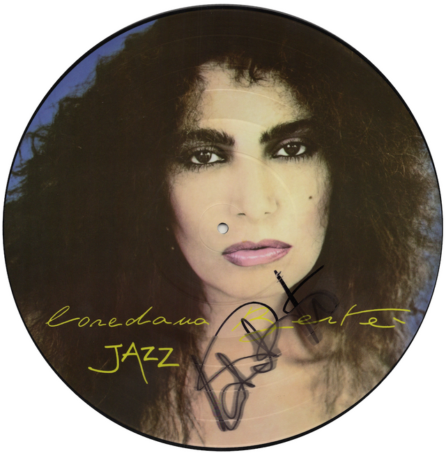 Vinile autografato Loredana Bertè – Jazz Picture Disc Edizione Limitata 1983 – firma originale pennarello nero – Sony Music RCA