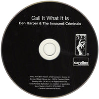 Disco CD Ben Harper & The Innocent Criminals – Call It What It Is – Stax Caroline International 2016 – Made in EU – STX-35697-02
