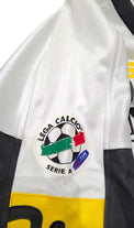 Dettaglio patch Lega Calcio Serie A TIM maglia AC Siena Home 2004-05 – Player Issued – Colonnese N.5
