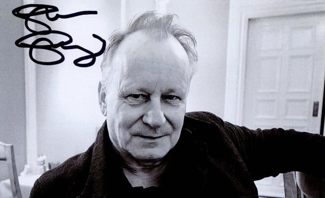 Fotografia autografata Stellan Skarsgård ritratto in bianco e nero – autografo originale pennarello nero – 16x10 cm – condizioni Excellent