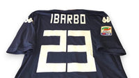 Dettaglio patch Serie A TIM e nameset IBARBO 23 maglia Cagliari Third 2013-14 Player Issued – Kappa