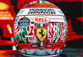 Fotografia autografata Charles Leclerc casco Ferrari F1 Mission Winnow – autografo originale pennarello nero – formato 29,7x20,5 cm – COA-R