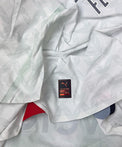 Dettaglio autografo Reijnders numero 14 maglia Milan Away 2023-24 con patch Serie A TIM ufficiale 2023-2024