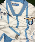 Dettaglio colletto e etichetta maglia SS Lazio Third 2014-15 Macron – La Prima Squadra della Capitale – taglia XL