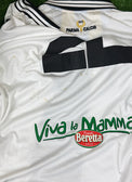 Dettaglio retro maglia Parma Calcio 2018-19 Player Issued – piccole imperfezioni da conservazione – sponsor Viva la Mamma Beretta – condizioni Good