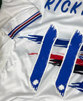 Dettaglio retro maglia Sampdoria Away 2016-17 – numero 11 Ricky – piccole imperfezioni da conservazione – condizioni Good