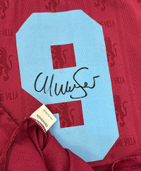 Maglia Vintage Aston Villa Home 1995/96 – Savo Milošević – N.9 – Store Autografata – Reebok – AST Computer – Premier League – COA Incluso