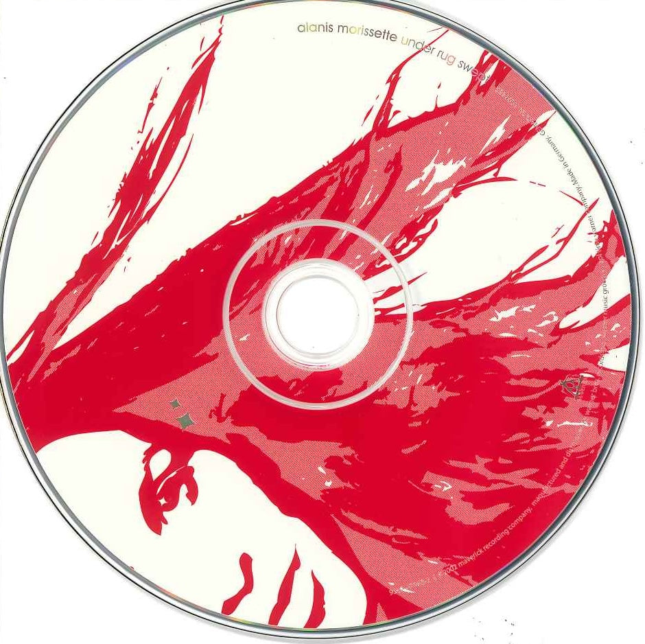 Disco CD Alanis Morissette Under Rug Swept 2002 – Maverick Records – artwork rosso