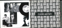 Booklet interno CD Cuori Agitati Eros Ramazzotti con foto in bianco e nero degli esordi