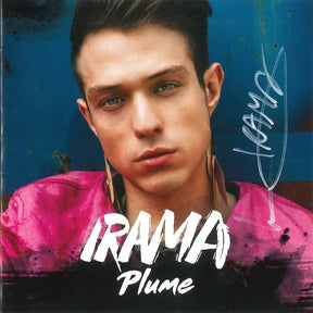 CD autografato Irama Plume – copertina firmata a pennarello argento – autografo originale Warner 2018