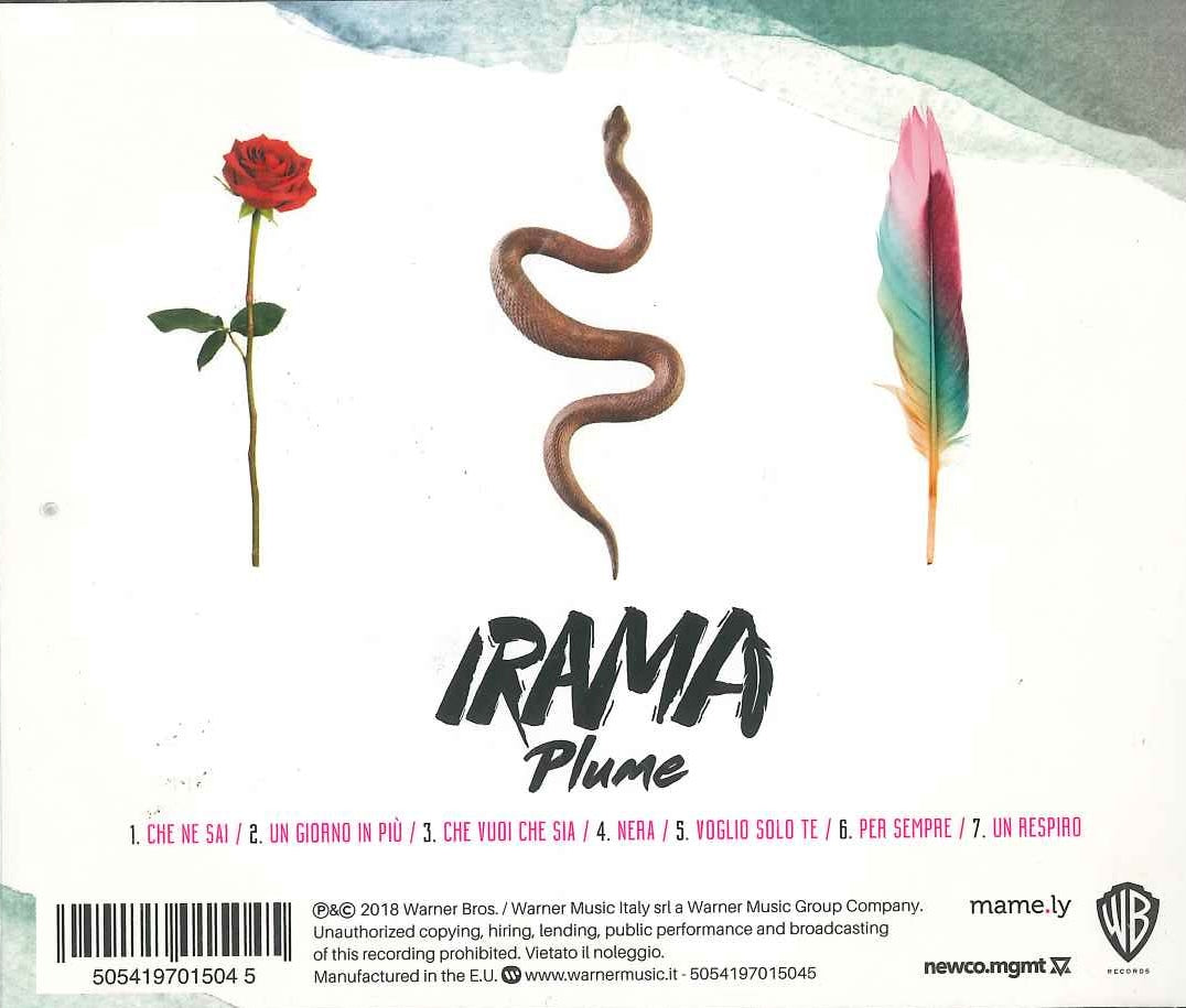 Retro CD Irama Plume – tracklist 7 brani – Nera – Warner 2018