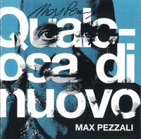 Disco CD Max Pezzali Qualcosa di nuovo 2020 – Atlantic Warner – grafica azzurra