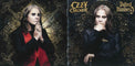 Copertina interna Patient Number 9 con ritratti di Ozzy Osbourne – artwork gotico dorato – CD autografato completo