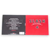 Booklet CD Slash 4 aperto con tracklist completa e copertina frontale